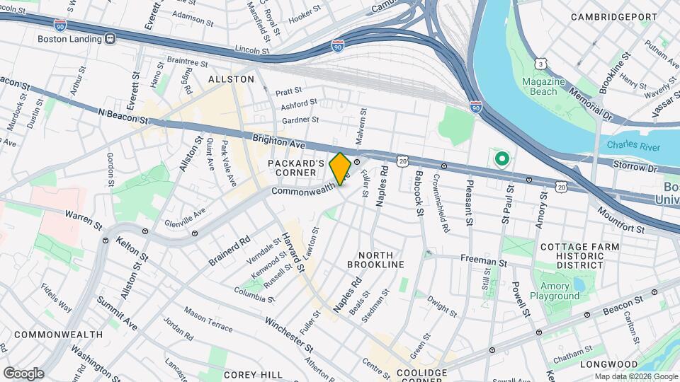 183 Thorndike St Map and Location Details