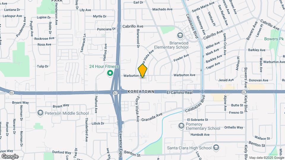 3520 Flora Vista Ave Map and Location Details