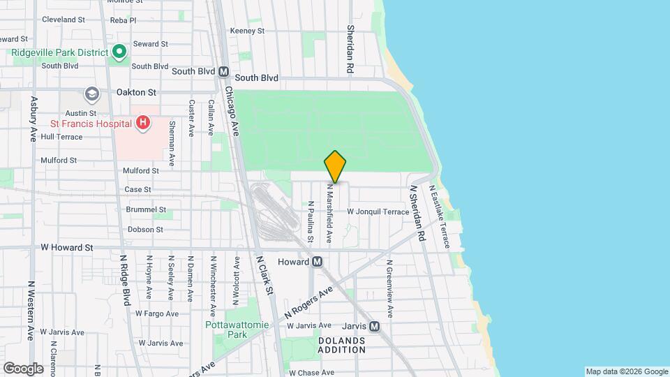 7733 N Marshfield Ave Mapa y Detalles de la Ubicación