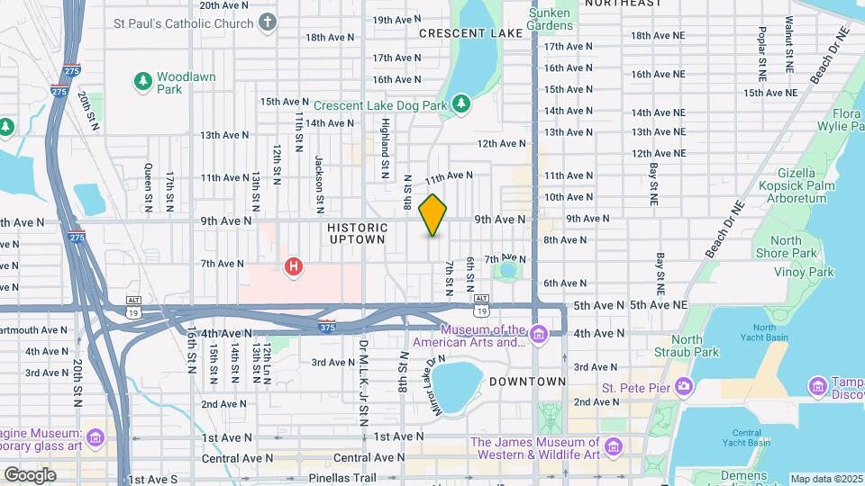 735 Grove St N Map and Location Details