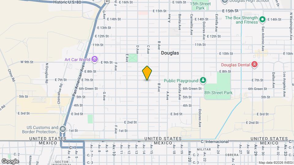 861 E 7th St Mapa y Detalles de la Ubicación
