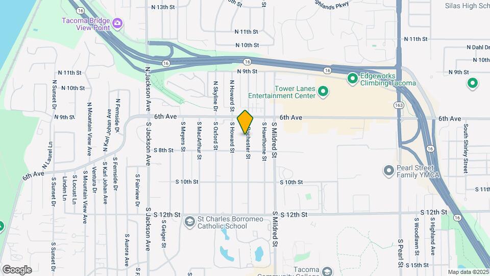 632 S Rochester St Map and Location Details