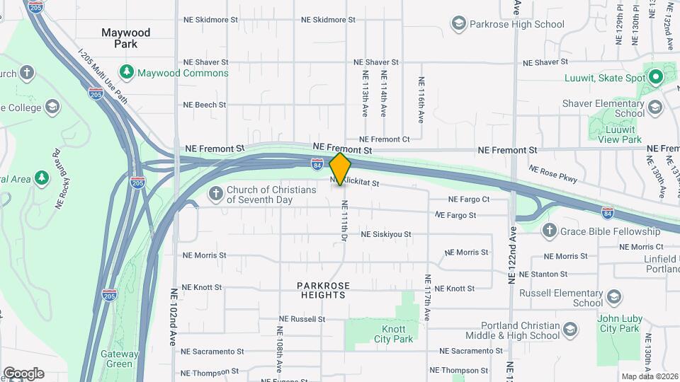 3241 NE 111th Dr Map and Location Details