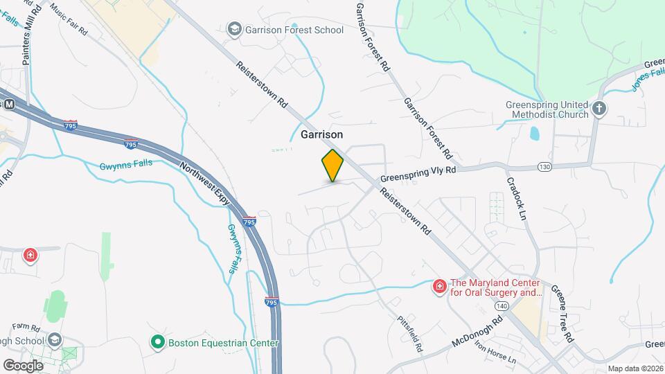 8103 Greenspring Way Map and Location Details