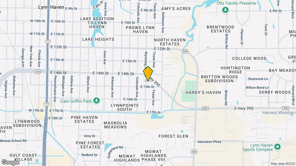 1413 Wyoming Ave Mapa y Detalles de la Ubicación