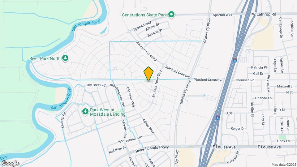 540 Spalding Wy Map and Location Details