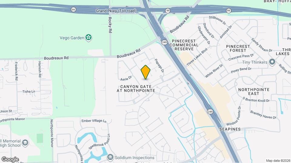 19419 Yuma Crest Ln Map and Location Details