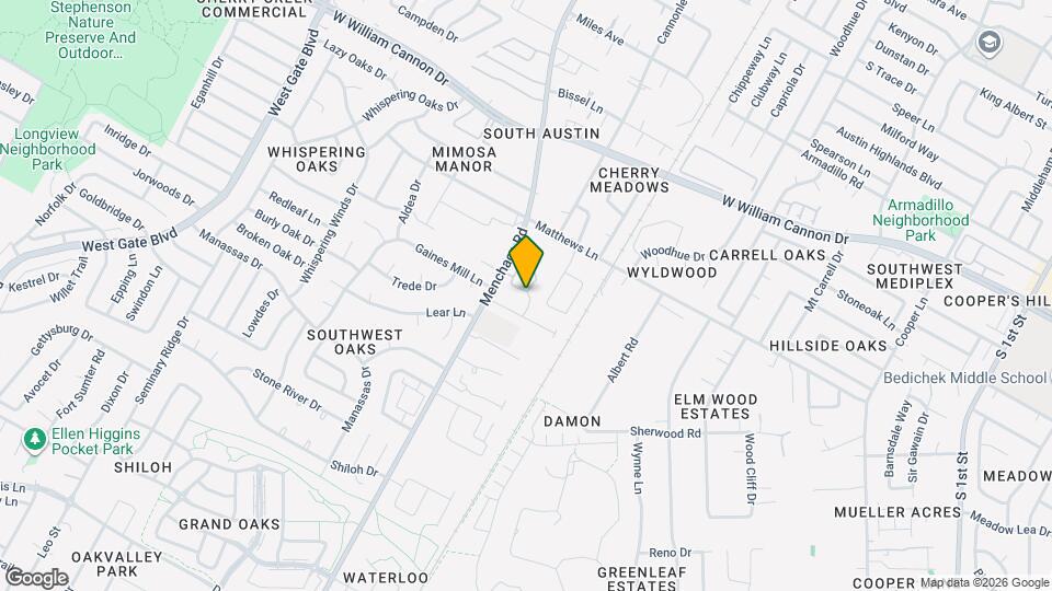 7233 Menchaca Rd, Unit 37 Map and Location Details