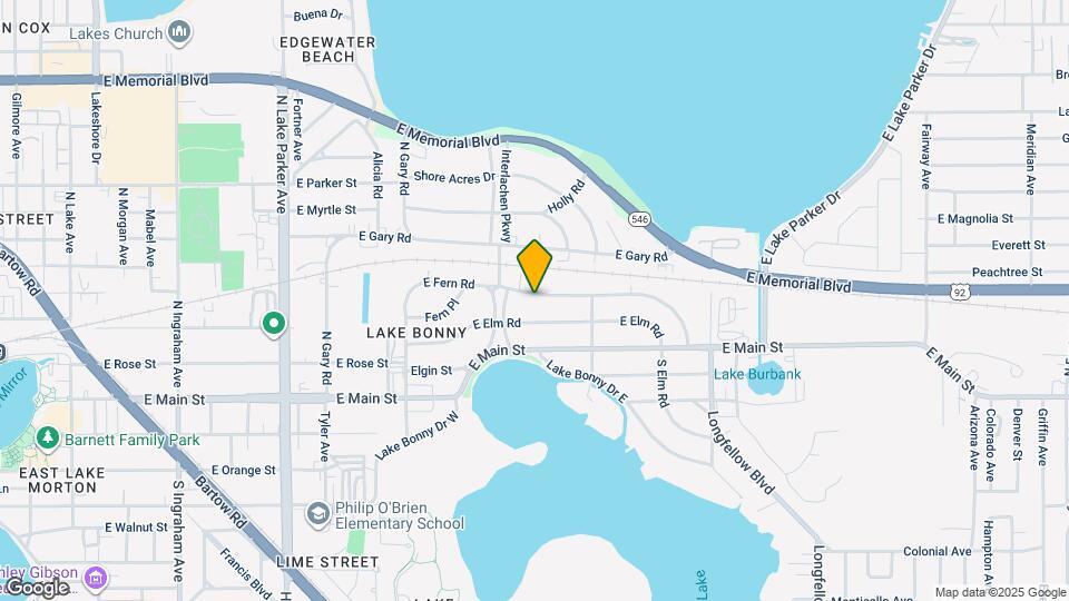1625 E Fern Rd Map and Location Details