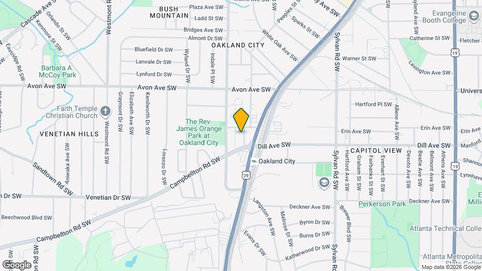 1315 Dorsey St SW Map and Location Details