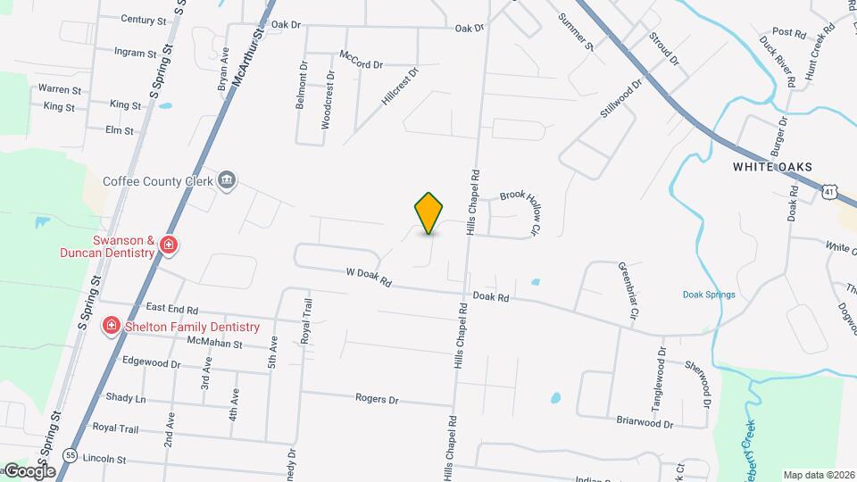 138 Fox Creek Ct Map and Location Details