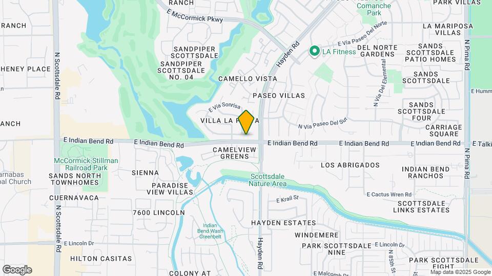 7911 East Vía de Belleza Map and Location Details