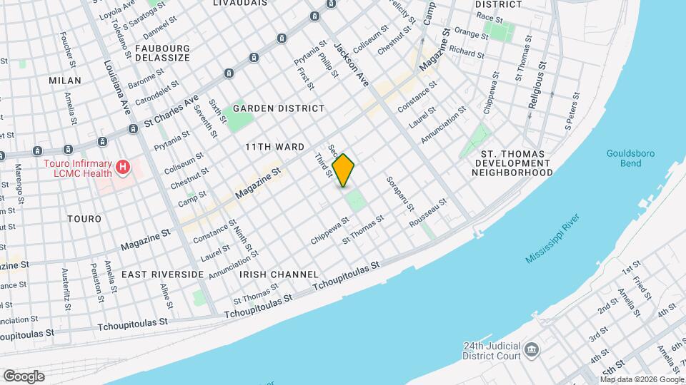 2531 Annunciation St, Unit 2531 Map and Location Details