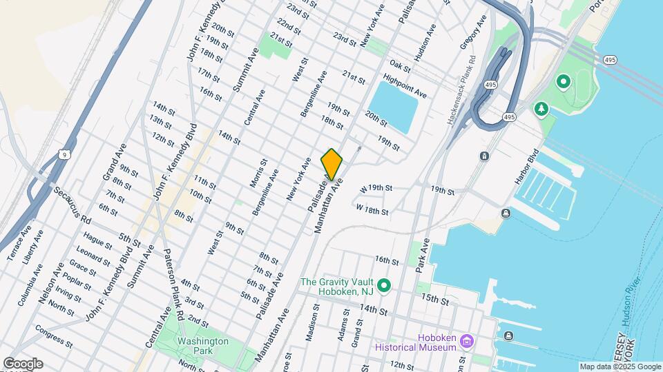 1409 Manhattan Ave Map and Location Details