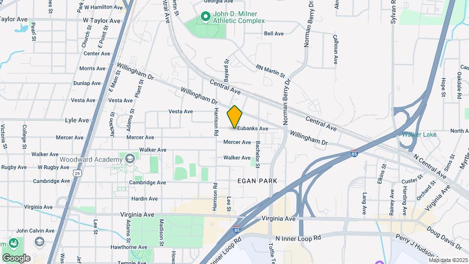 1338 Eubanks Ave Map and Location Details
