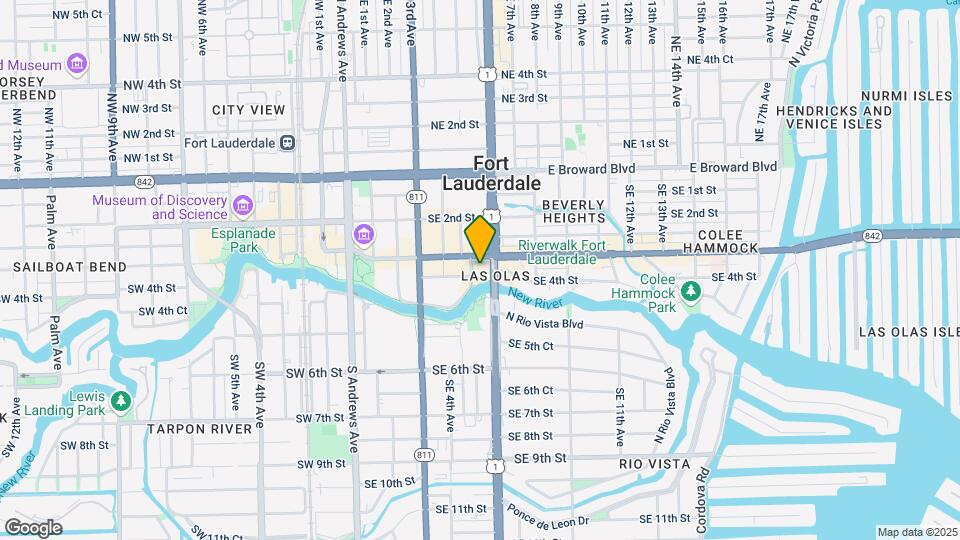 500 E Las Olas Blvd Map and Location Details