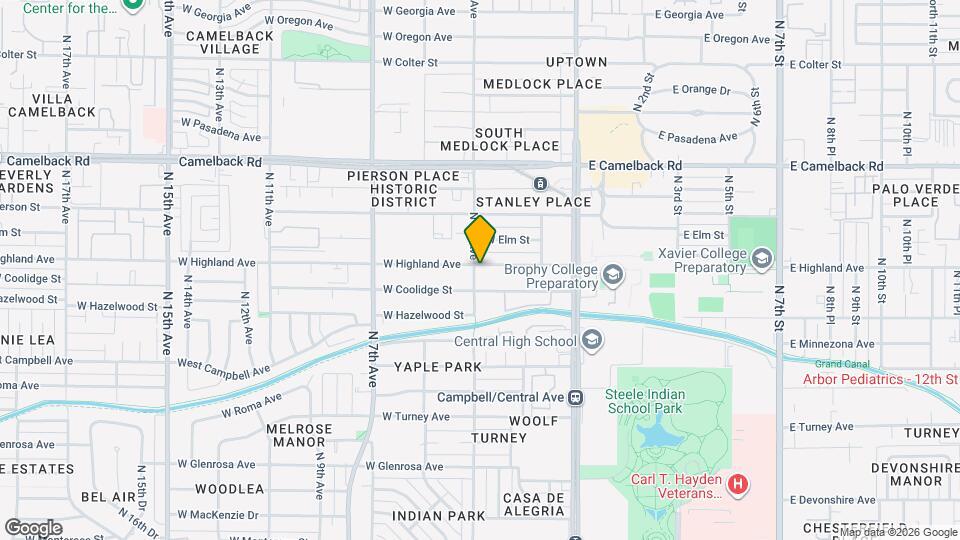 171 W Highland Ave Map and Location Details