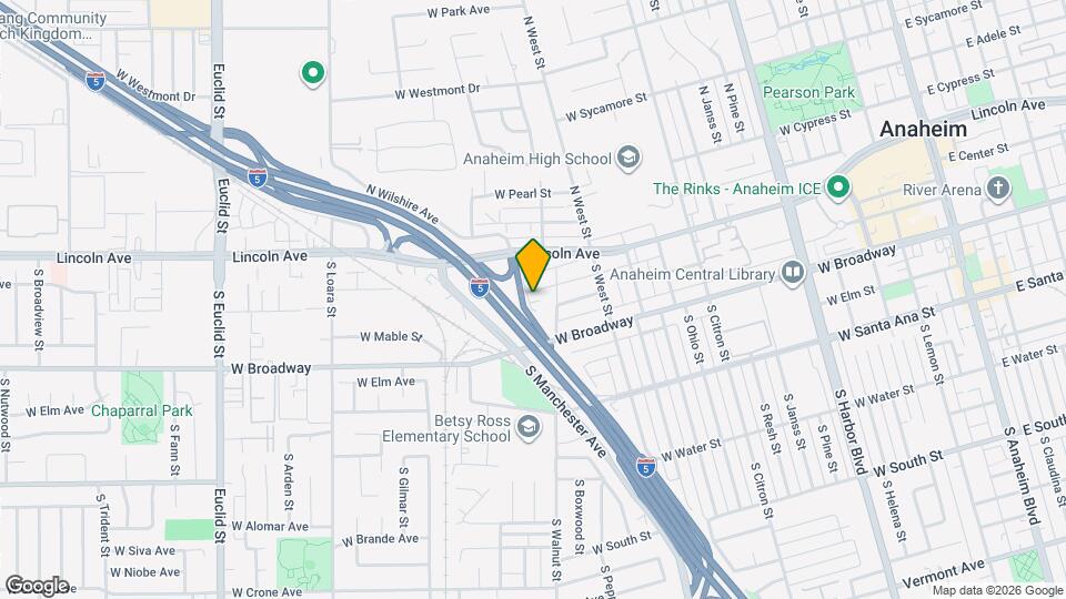 124 S Cherry St Mapa y Detalles de la Ubicación