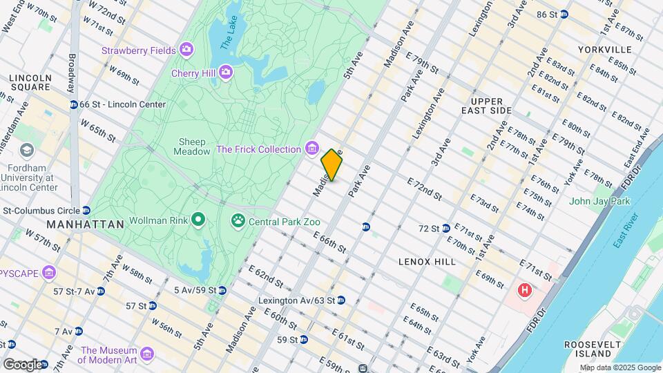 23 E 69th St Map and Location Details