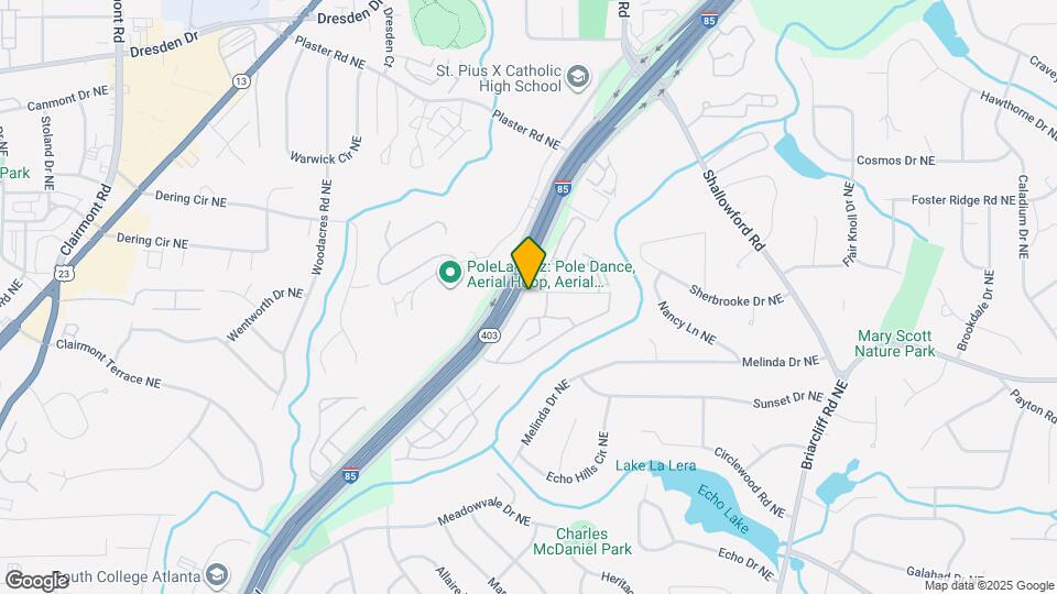 2331 Peachwood Cir NE Map and Location Details