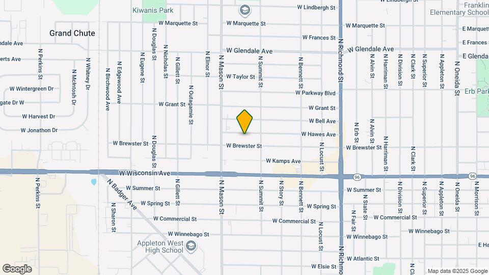 1139 W Hawes Ave Map and Location Details