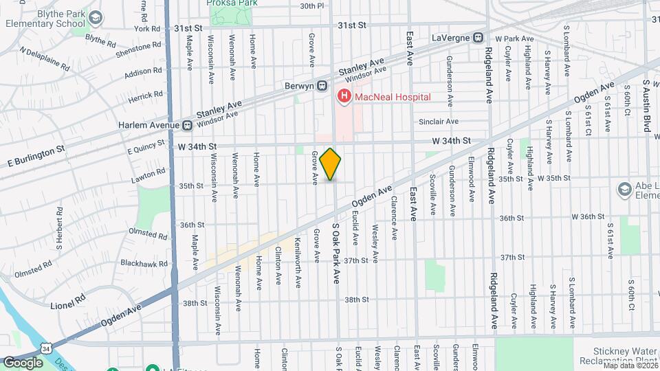 3500 S Oak Park Ave, Unit 2w Map and Location Details