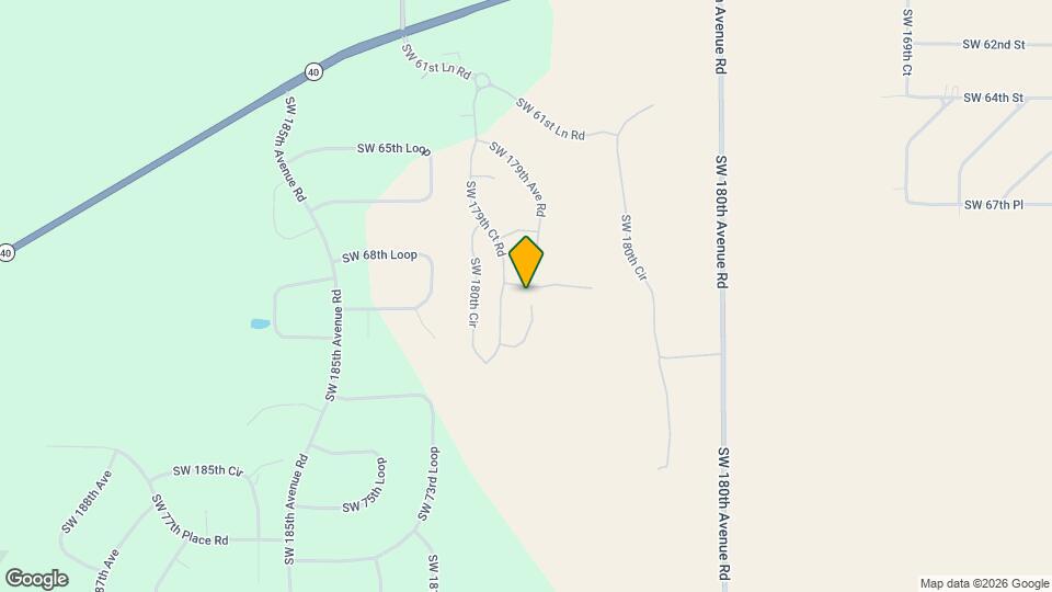 17745 SW 72nd St Rd Map and Location Details