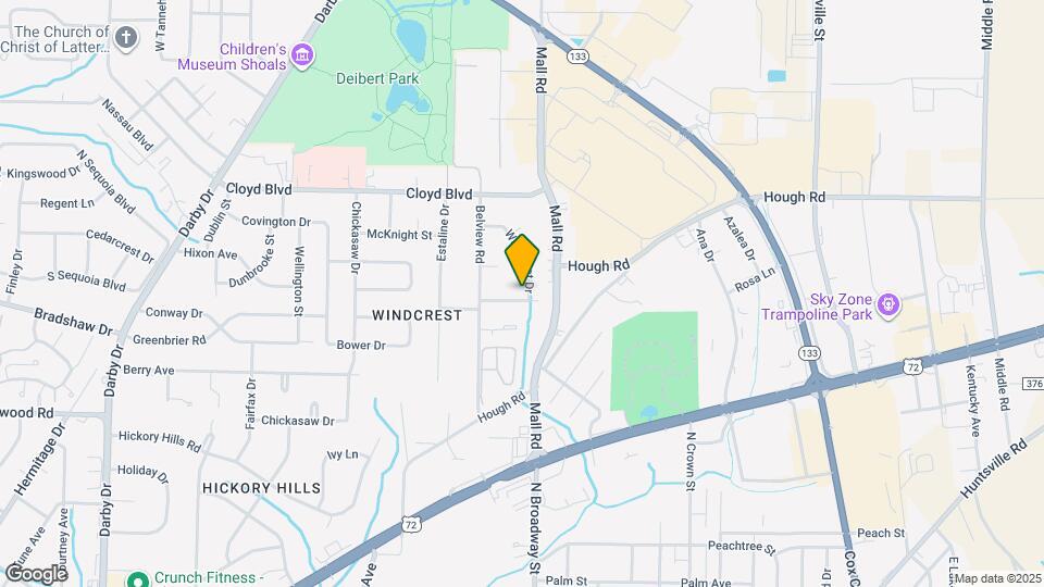 2201 Windcrest Dr Map and Location Details