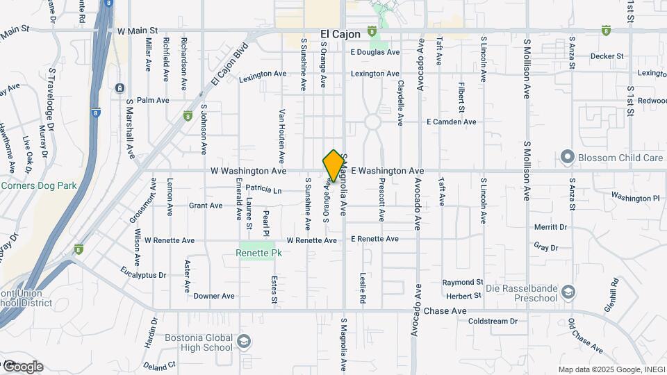 Orange Glen Apartments Mapa y Detalles de la Ubicación