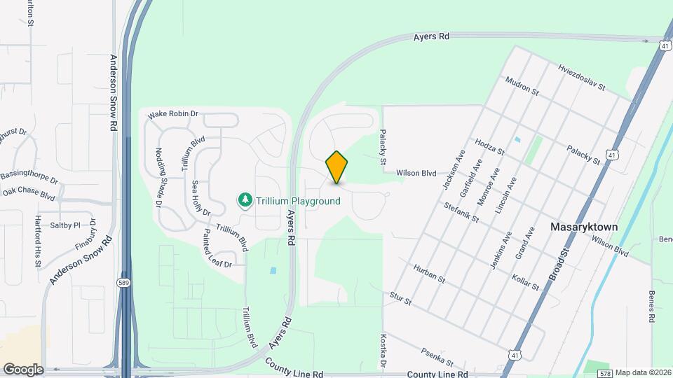 1706 Trillium Blvd Map and Location Details