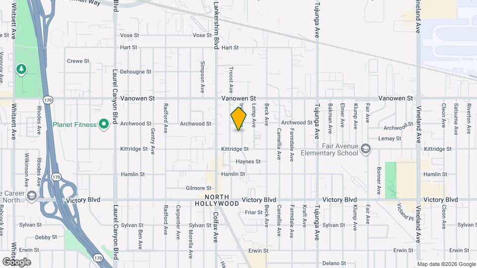 6635 Irvine Ave, Unit 2 Map and Location Details