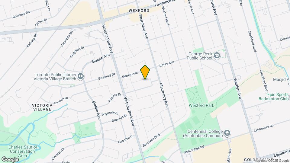 19 Bardwell Crescent Map and Location Details