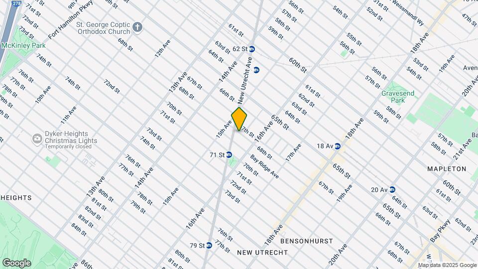 1540 68th St Map and Location Details