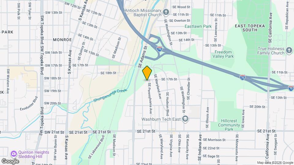 1703 SE Pennsylvania Ave Map and Location Details