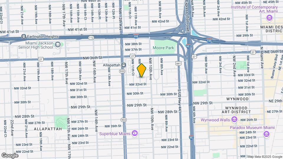 3227 NW 11th Ave Map and Location Details