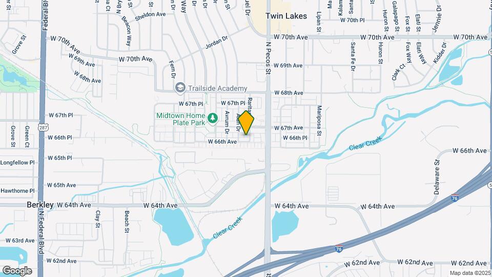 1745 W 66th Ave Map and Location Details