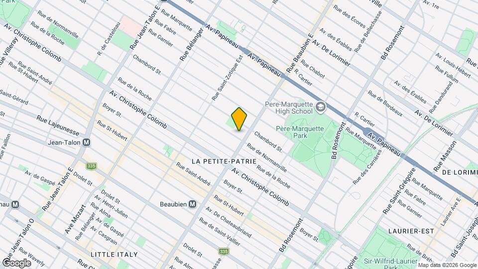 6509-6515 De Normanville Rue Map and Location Details