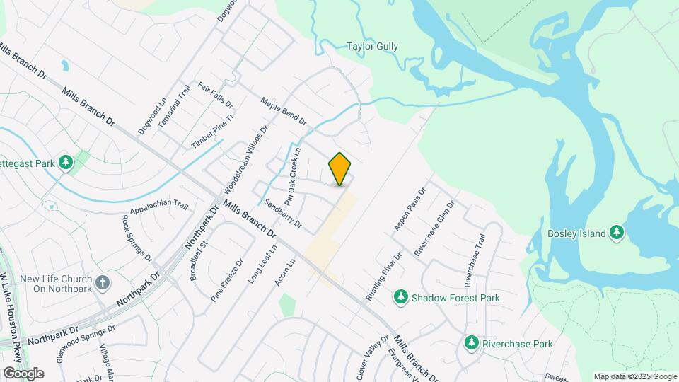 4717 Woodspring Glen Ln Map and Location Details