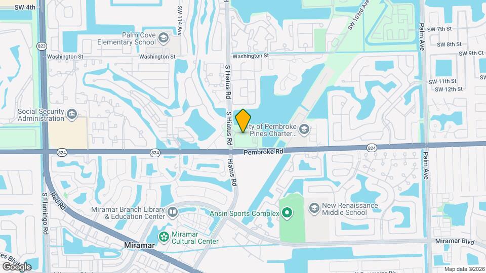 1601 S Hiatus Rd, Unit #102 Mapa y Detalles de la Ubicación