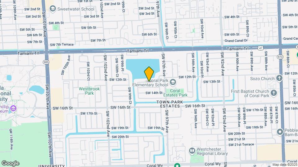 9800 SW 12th Ter Mapa y Detalles de la Ubicación