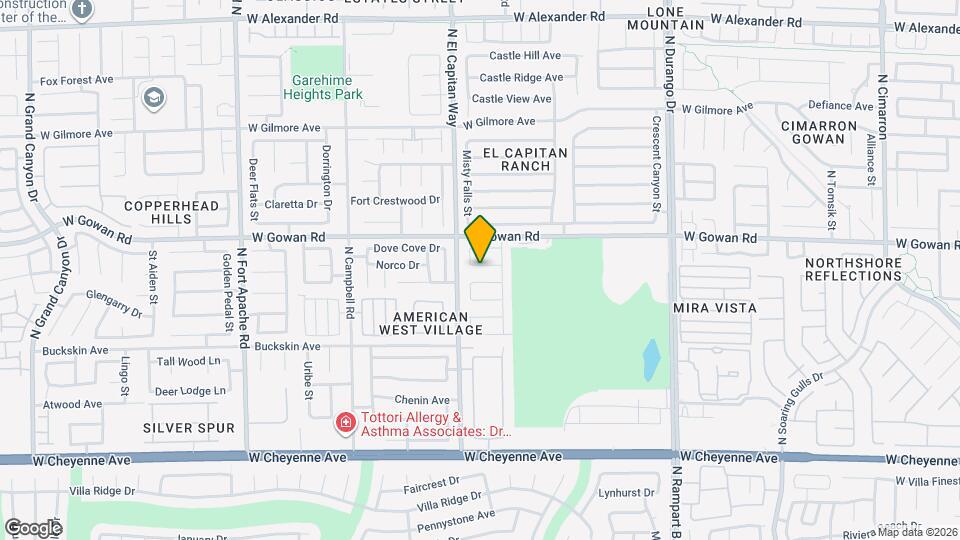 8717 Texas Bronco Ave Map and Location Details