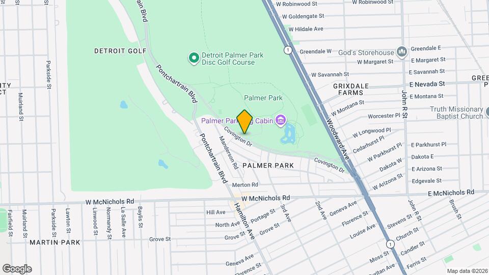 Palmer Park Apartments Map and Location Details