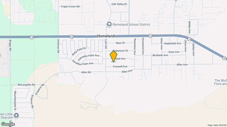 31080 Fretwell Ave Mapa y Detalles de la Ubicación