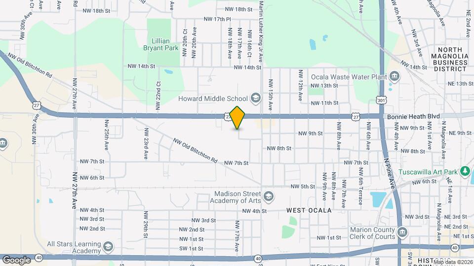 926 NW 17th Ave Map and Location Details