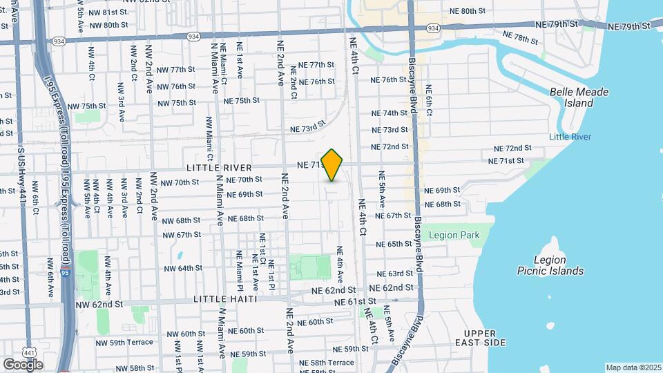 330 NE 70th St Map and Location Details