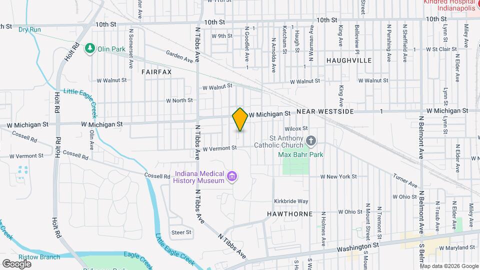 434 N Goodlet Ave Map and Location Details