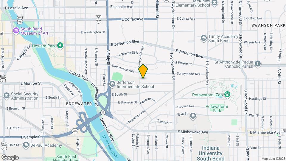 1311 E Monroe St Mapa y Detalles de la Ubicación