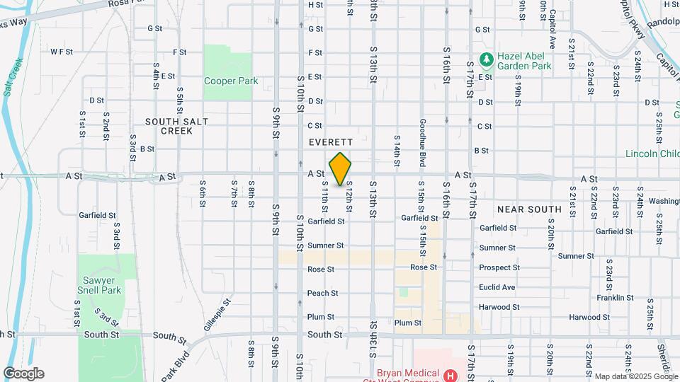 1128 Washington St Map and Location Details