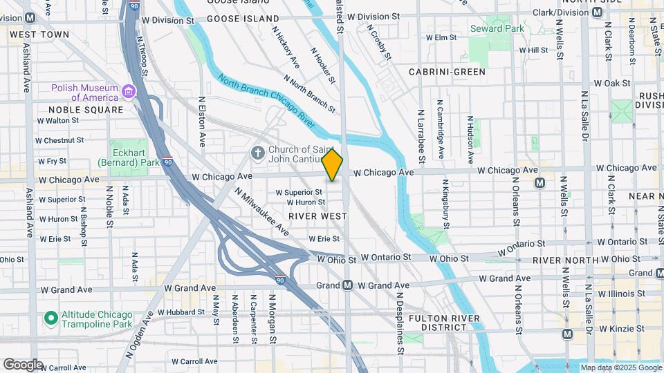 824 W Superior St, Unit 406 Map and Location Details