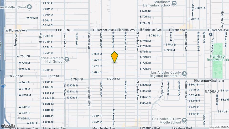 803 E 77th St Mapa y Detalles de la Ubicación